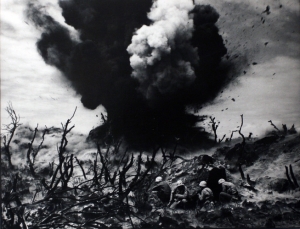 W. Eugene Smith, 'The Second World War, Iwo Jima, Sticks and Stones' (1945).